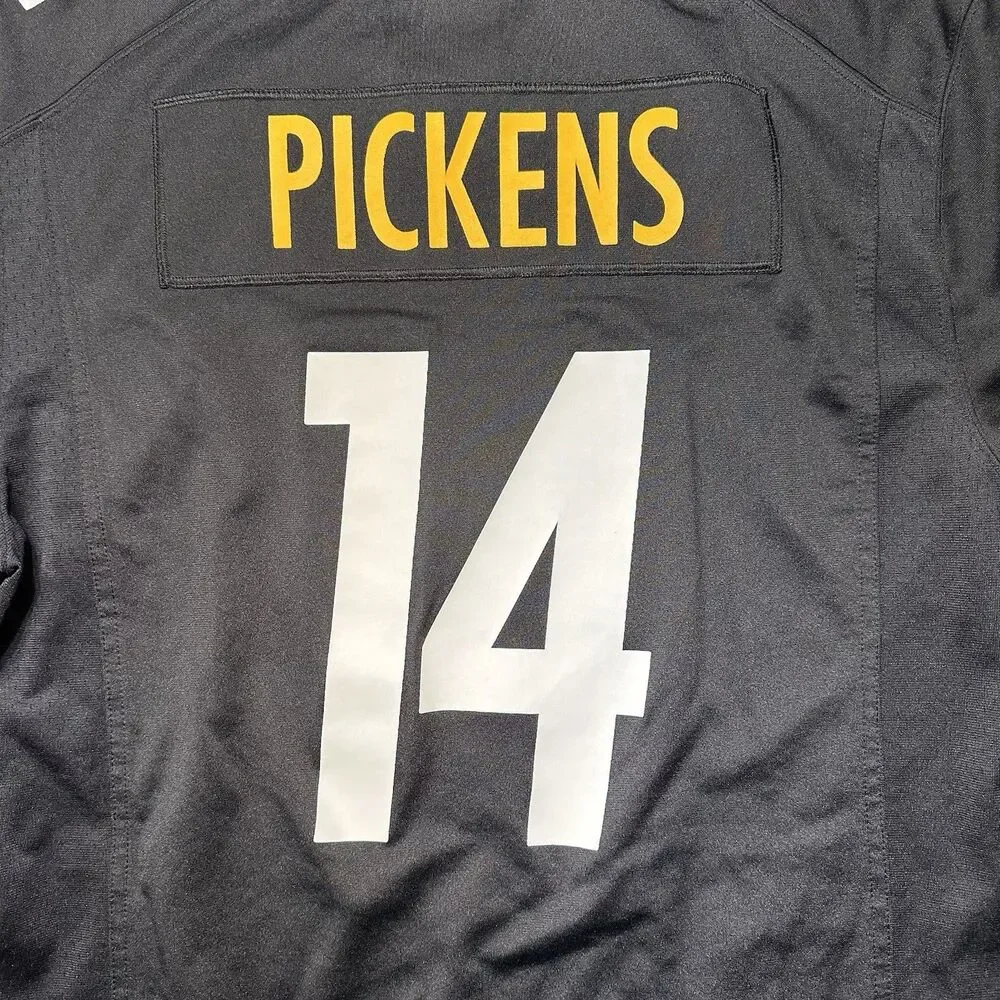 Nike Mens XL George Pickens Pittsburgh Steelers Jersey Black NFL Football #14
